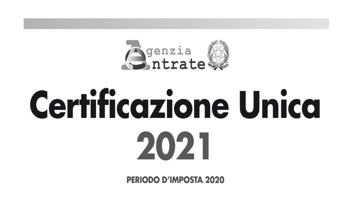 C.U. 2021 INTEGRAZIONI LIQUIDATE NELL'ANNO 2020